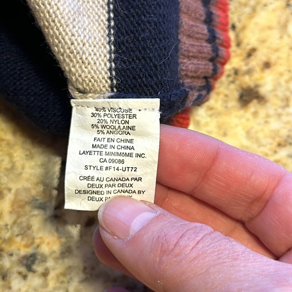 deuse par deuse wool angora blend v neck sweater - Picture 3 of 4